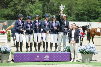 Great Britain claim Team Bronze in the Junior Nations Cup at the FEI European Championships for Young Riders, Juniors and Children Great Britain claim Team Bronze in the Junior Nations Cup at the FEI European Championships for Young Riders, Juniors and Children